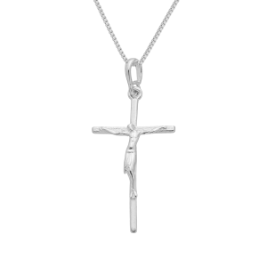 Colar Masculino 70cm Crucifixo em Prata 925