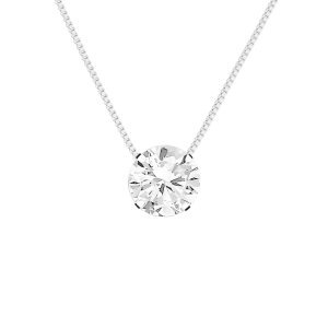 Colar Ponto de Luz de Zircônia em Prata 925